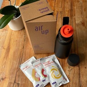 Like new! Air Up Stainless Steel Water Bottle with Pods